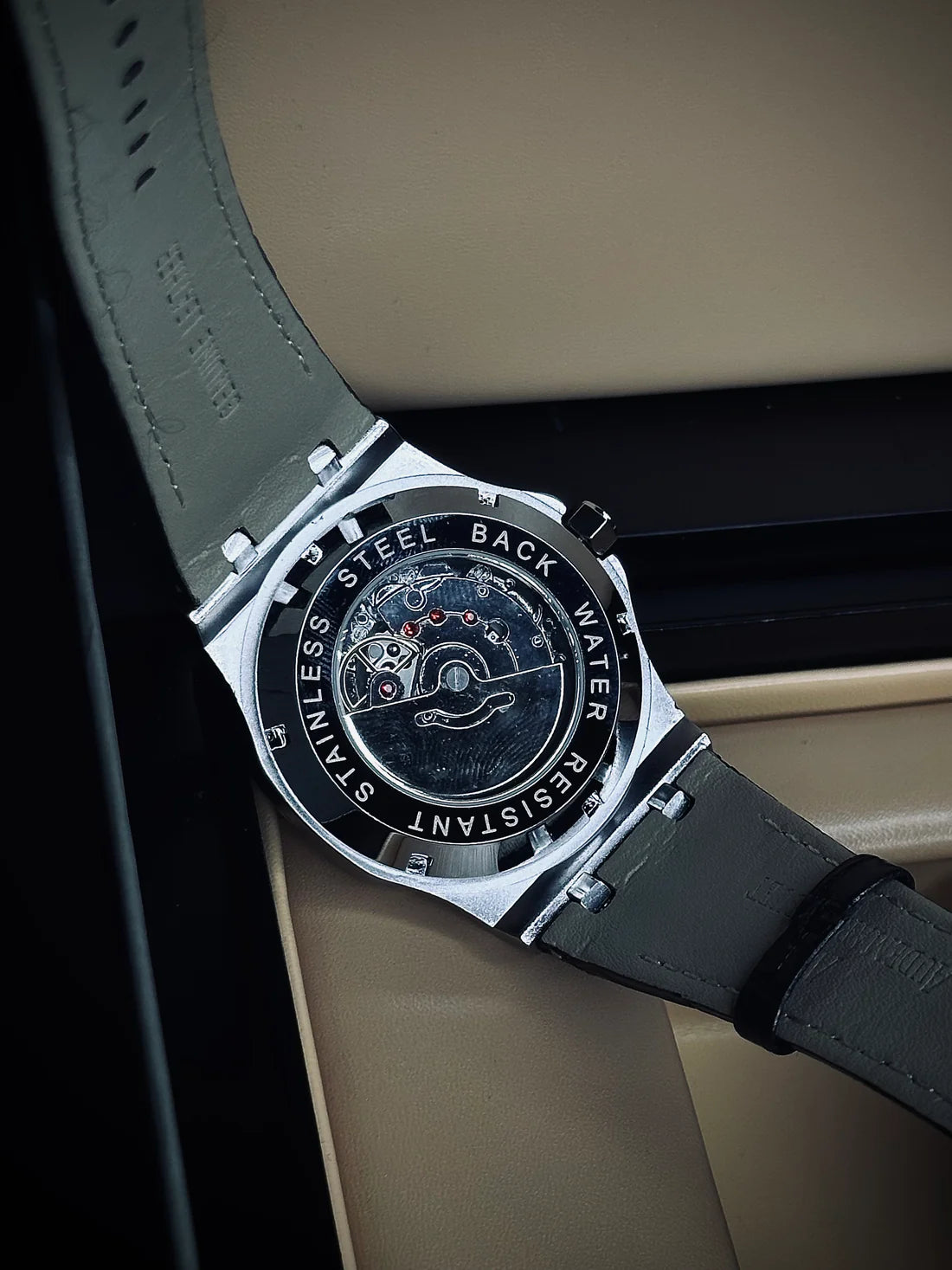 AP Leather Strap Watch