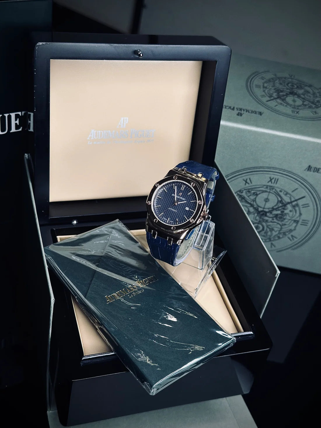 AP Leather Strap Watch